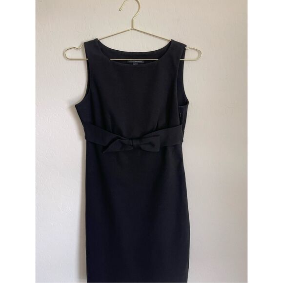 BANANA REPUBLIC Bow Detail Pencil Dress Size 6 - Picture 2 of 9